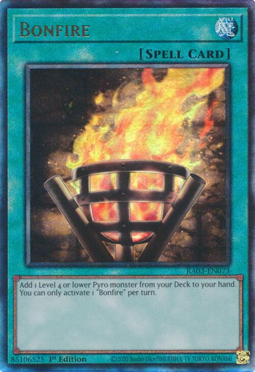 Bonfire (UTR) [RA03-EN073] Prismatic Ultimate Rare | Galactic Gamez