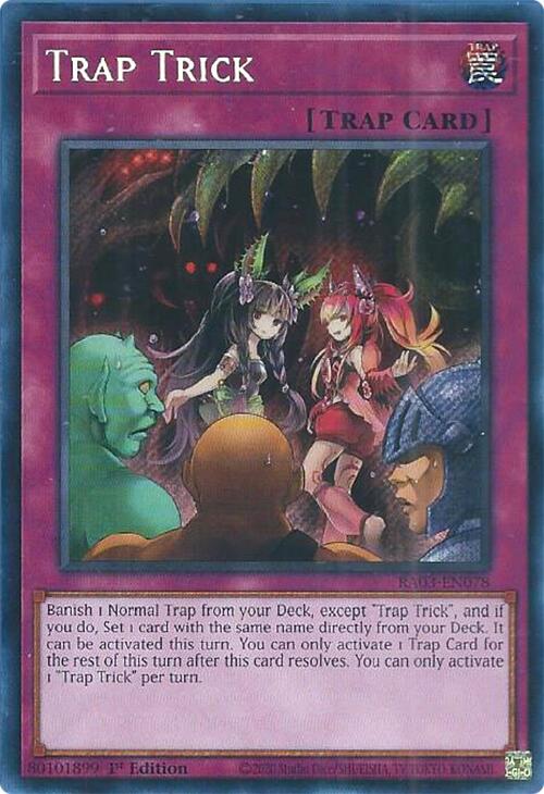 Trap Trick (Secret Rare) [RA03-EN078] Secret Rare | Galactic Gamez