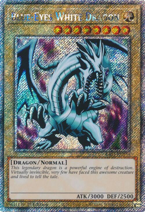 Blue-Eyes White Dragon (Platinum Secret Rare) [RA03-EN079] Platinum Secret Rare | Galactic Gamez