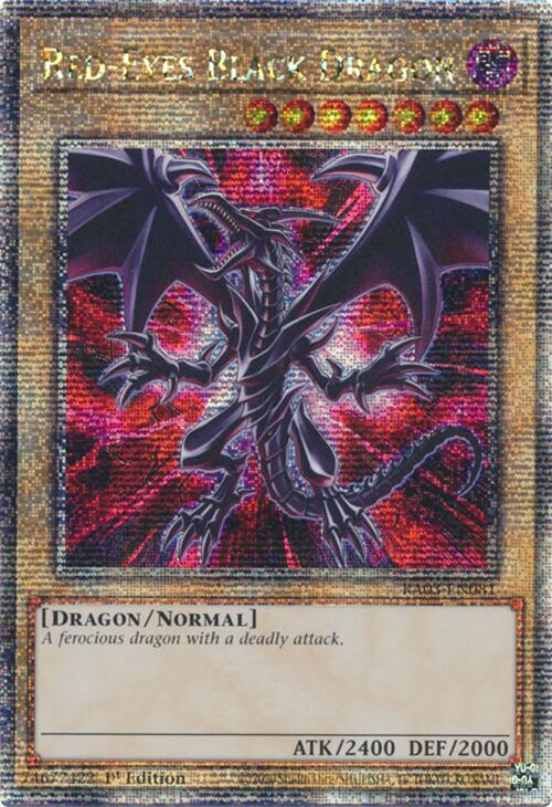 Red-Eyes Black Dragon (Quarter Century Secret Rare) [RA03-EN081] Quarter Century Secret Rare | Galactic Gamez