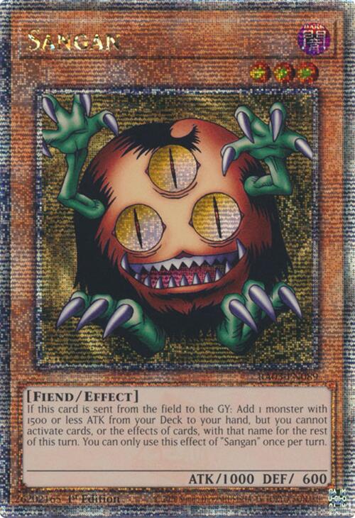 Sangan (Quarter Century Secret Rare) [RA03-EN089] Quarter Century Secret Rare | Galactic Gamez