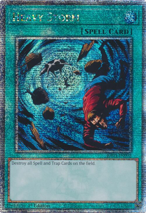 Heavy Storm (Quarter Century Secret Rare) [RA03-EN092] Quarter Century Secret Rare | Galactic Gamez