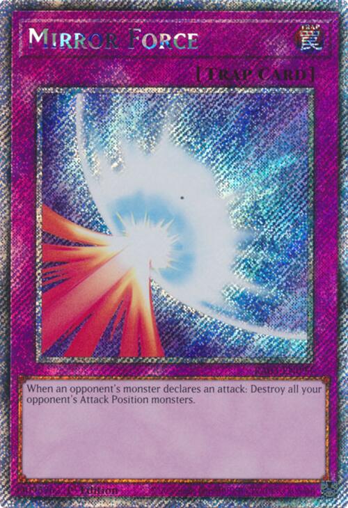 Mirror Force (Platinum Secret Rare) [RA03-EN093] Platinum Secret Rare | Galactic Gamez