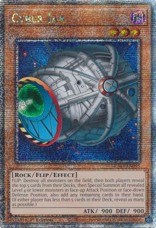 Cyber Jar (Quarter Century Secret Rare) [RA03-EN095] Quarter Century Secret Rare | Galactic Gamez