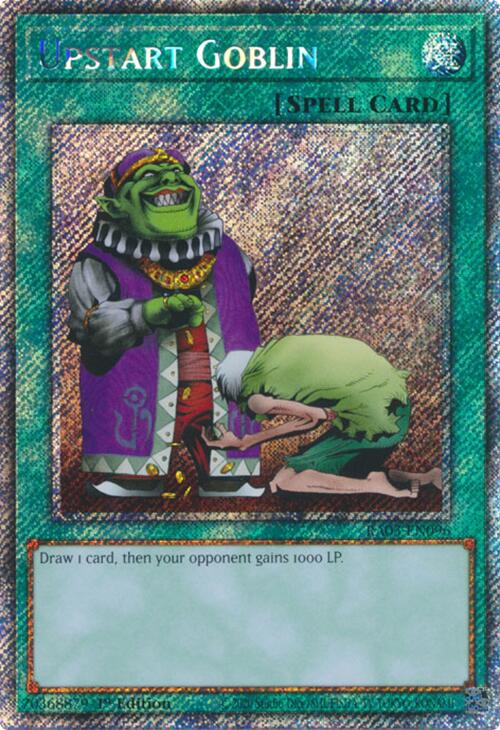 Upstart Goblin (Platinum Secret Rare) [RA03-EN096] Platinum Secret Rare | Galactic Gamez