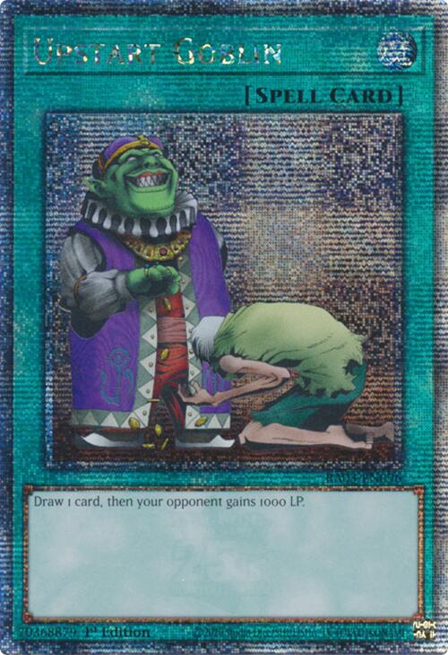 Upstart Goblin (Quarter Century Secret Rare) [RA03-EN096] Quarter Century Secret Rare | Galactic Gamez