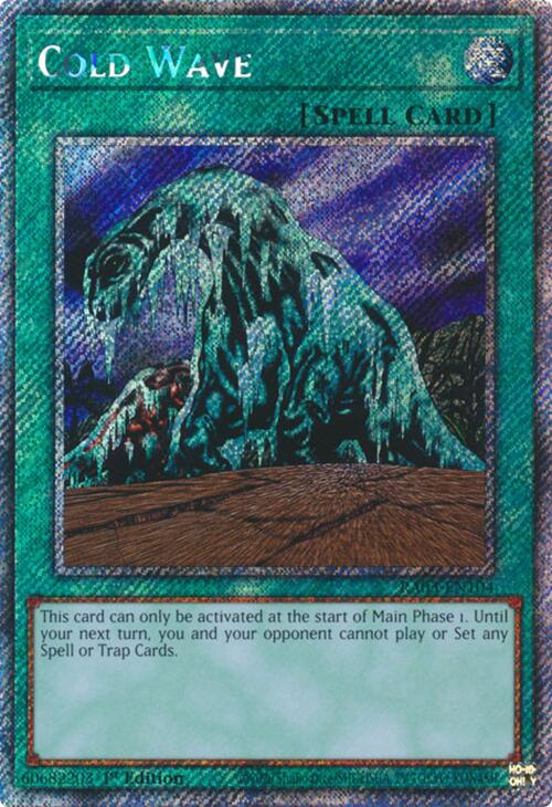 Cold Wave (Platinum Secret Rare) [RA03-EN104] Platinum Secret Rare | Galactic Gamez