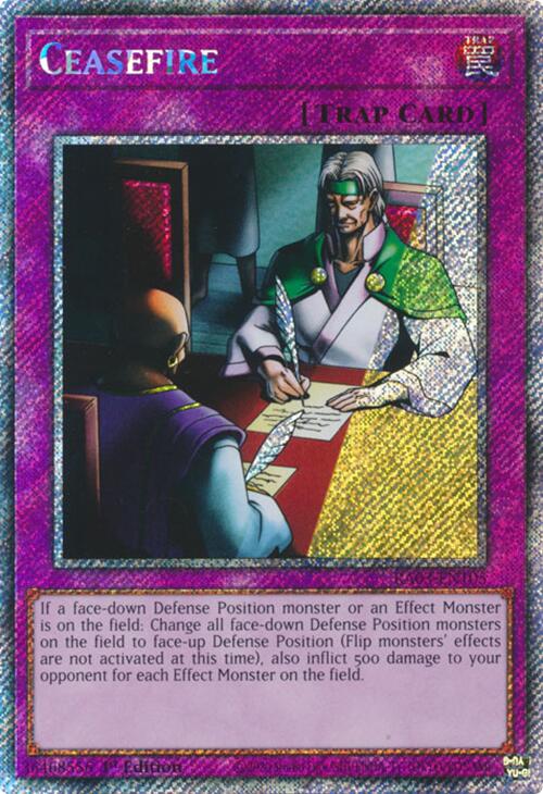 Ceasefire (Platinum Secret Rare) [RA03-EN105] Platinum Secret Rare | Galactic Gamez