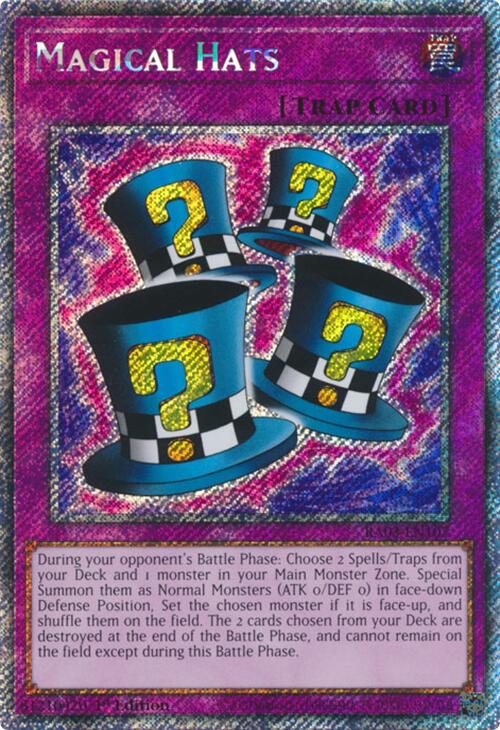 Magical Hats (Platinum Secret Rare) [RA03-EN107] Platinum Secret Rare | Galactic Gamez