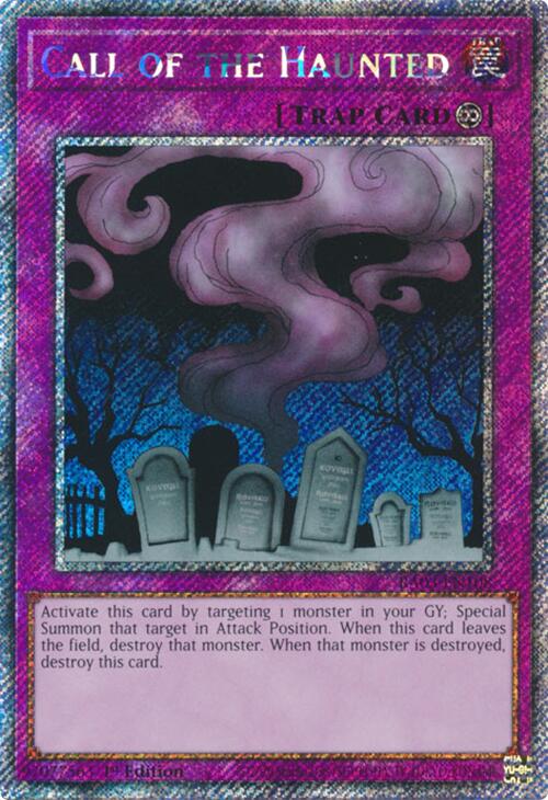 Call of the Haunted (Platinum Secret Rare) [RA03-EN108] Platinum Secret Rare | Galactic Gamez