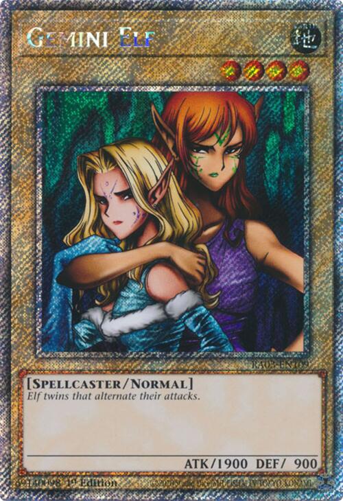 Gemini Elf (Platinum Secret Rare) [RA03-EN109] Platinum Secret Rare | Galactic Gamez