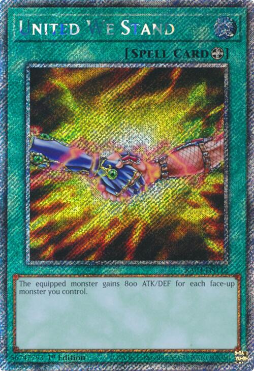 United We Stand (Platinum Secret Rare) [RA03-EN112] Platinum Secret Rare | Galactic Gamez