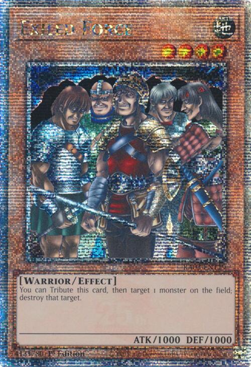 Exiled Force (Quarter Century Secret Rare) [RA03-EN119] Quarter Century Secret Rare | Galactic Gamez