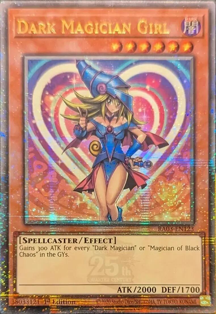 Dark Magician Girl (Quarter Century Secret Rare) [RA03-EN123] Quarter Century Secret Rare | Galactic Gamez