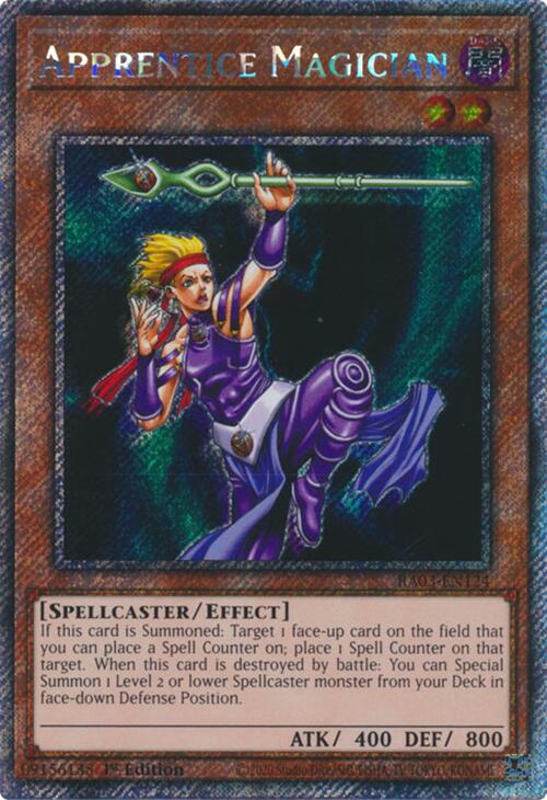 Apprentice Magician (Platinum Secret Rare) [RA03-EN124] Platinum Secret Rare | Galactic Gamez