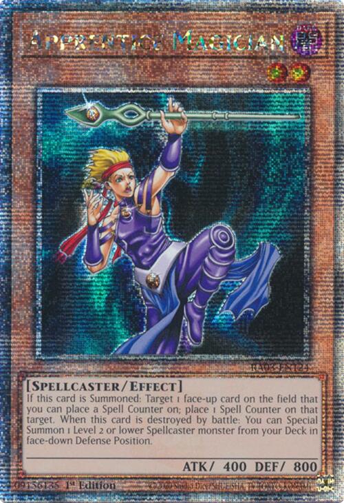 Apprentice Magician (Quarter Century Secret Rare) [RA03-EN124] Quarter Century Secret Rare | Galactic Gamez