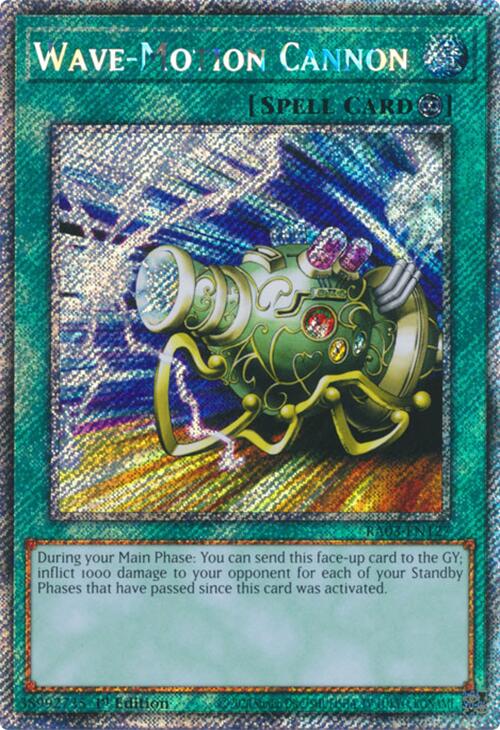 Wave-Motion Cannon (Platinum Secret Rare) [RA03-EN127] Platinum Secret Rare | Galactic Gamez