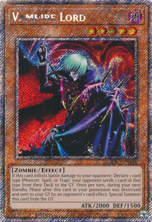 Vampire Lord (Platinum Secret Rare) [RA03-EN128] Platinum Secret Rare | Galactic Gamez