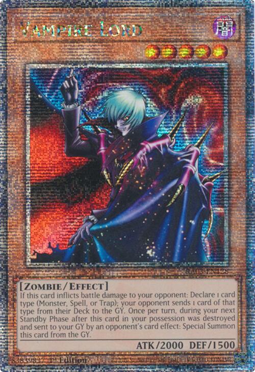 Vampire Lord (Quarter Century Secret Rare) [RA03-EN128] Quarter Century Secret Rare | Galactic Gamez