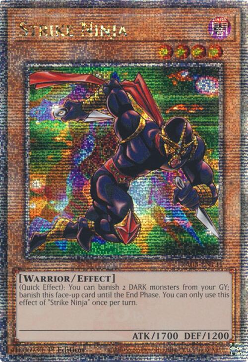 Strike Ninja (Quarter Century Secret Rare) [RA03-EN131] Quarter Century Secret Rare | Galactic Gamez