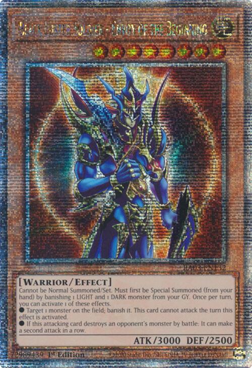 Black Luster Soldier - Envoy of the Beginning (Quarter Century Secret Rare) [RA03-EN132] Quarter Century Secret Rare | Galactic Gamez