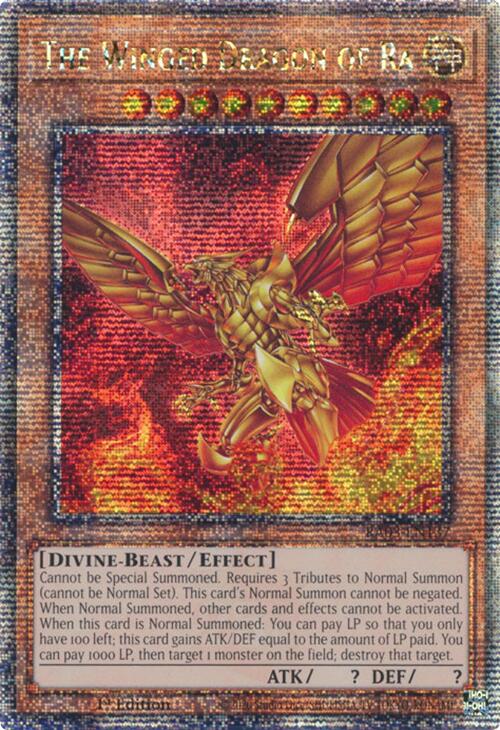 The Winged Dragon of Ra (Quarter Century Secret Rare) [RA03-EN137] Quarter Century Secret Rare | Galactic Gamez