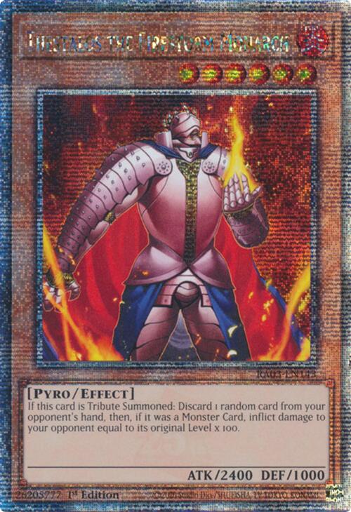 Thestalos the Firestorm Monarch (Quarter Century Secret Rare) [RA03-EN143] Quarter Century Secret Rare | Galactic Gamez