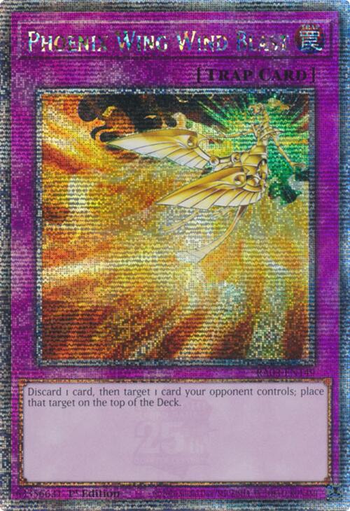 Phoenix Wing Wind Blast (Quarter Century Secret Rare) [RA03-EN149] Quarter Century Secret Rare | Galactic Gamez