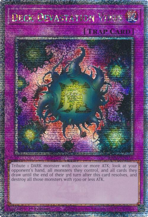 Deck Devastation Virus (Quarter Century Secret Rare) [RA03-EN150] Quarter Century Secret Rare | Galactic Gamez