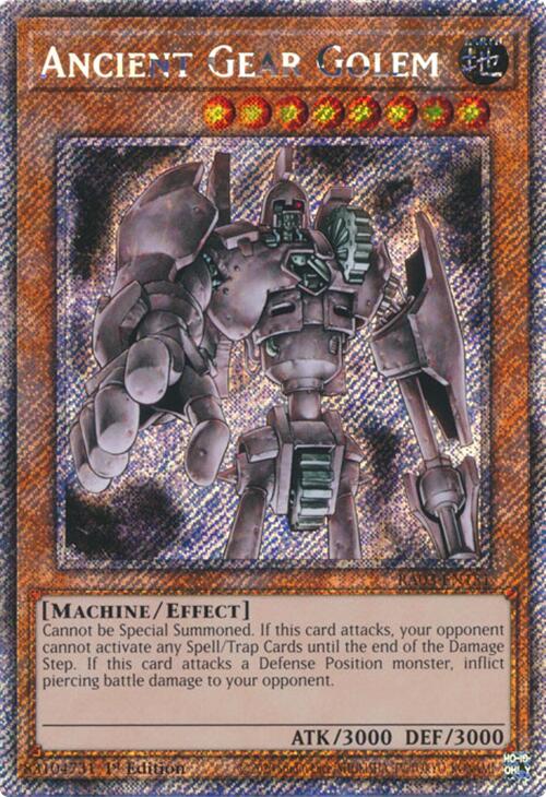 Ancient Gear Golem (Platinum Secret Rare) [RA03-EN151] Platinum Secret Rare | Galactic Gamez