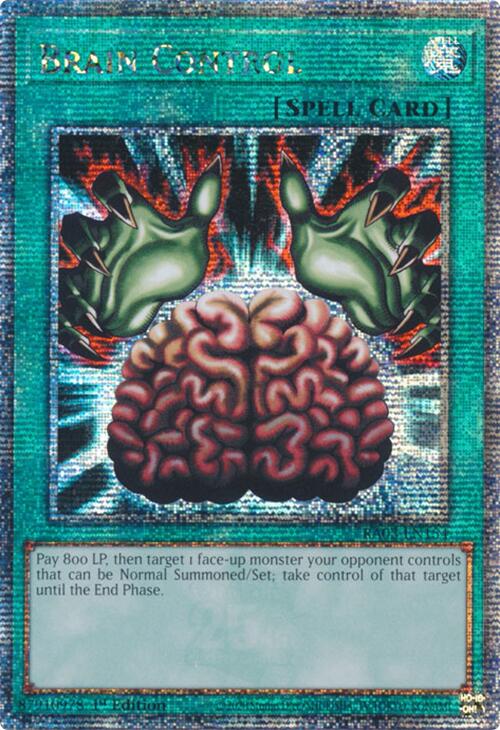 Brain Control (Quarter Century Secret Rare) [RA03-EN154] Quarter Century Secret Rare | Galactic Gamez