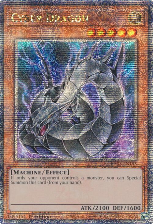 Cyber Dragon (Quarter Century Secret Rare) [RA03-EN155] Quarter Century Secret Rare | Galactic Gamez