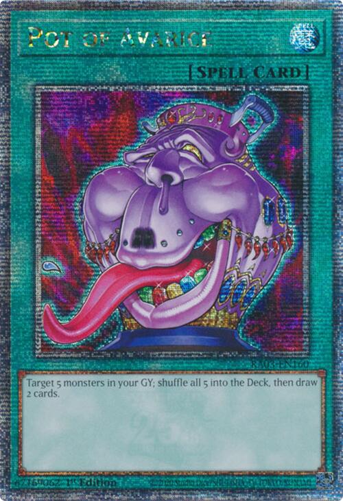 Pot of Avarice (Quarter Century Secret Rare) [RA03-EN160] Quarter Century Secret Rare | Galactic Gamez