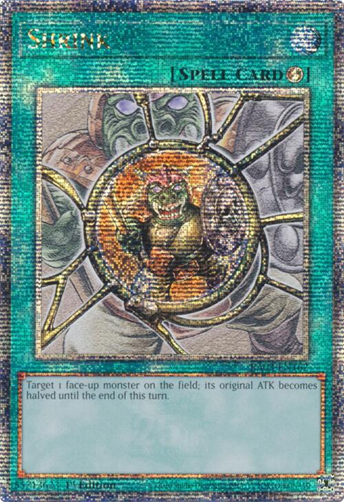 Shrink (Quarter Century Secret Rare) [RA03-EN162] Quarter Century Secret Rare | Galactic Gamez