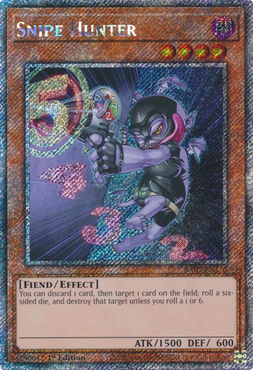 Snipe Hunter (Platinum Secret Rare) [RA03-EN170] Platinum Secret Rare | Galactic Gamez