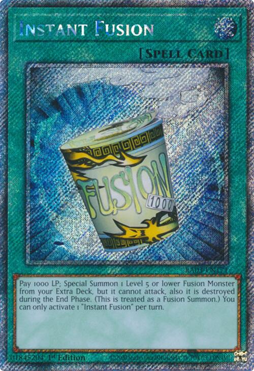 Instant Fusion (Platinum Secret Rare) [RA03-EN171] Platinum Secret Rare | Galactic Gamez
