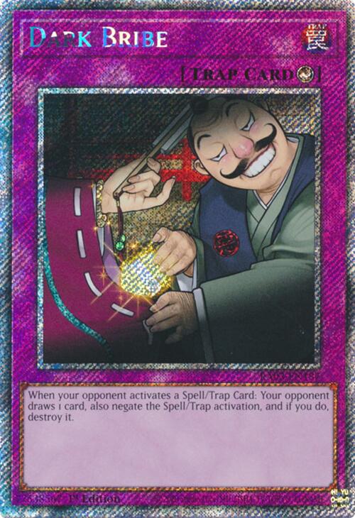 Dark Bribe (Platinum Secret Rare) [RA03-EN187] Platinum Secret Rare | Galactic Gamez