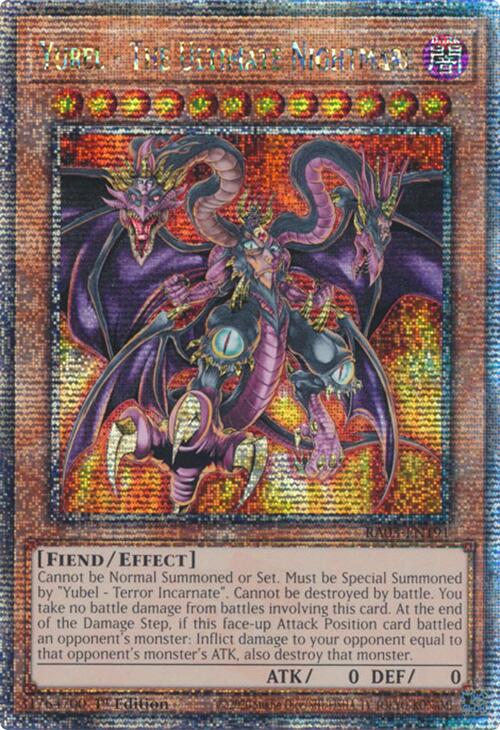 Yubel - The Ultimate Nightmare (Quarter Century Secret Rare) [RA03-EN191] Quarter Century Secret Rare | Galactic Gamez