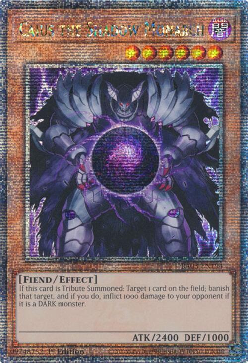 Caius the Shadow Monarch (Quarter Century Secret Rare) [RA03-EN194] Quarter Century Secret Rare | Galactic Gamez