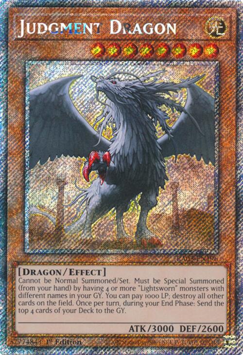 Judgment Dragon (Platinum Secret Rare) [RA03-EN196] Platinum Secret Rare | Galactic Gamez