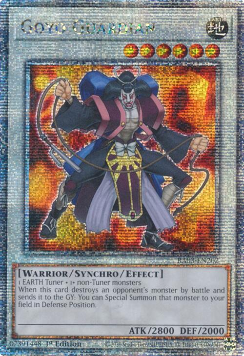 Goyo Guardian (Quarter Century Secret Rare) [RA03-EN202] Quarter Century Secret Rare | Galactic Gamez