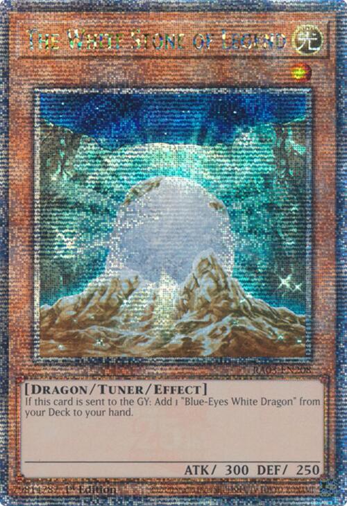 The White Stone of Legend (Quarter Century Secret Rare) [RA03-EN208] Quarter Century Secret Rare | Galactic Gamez