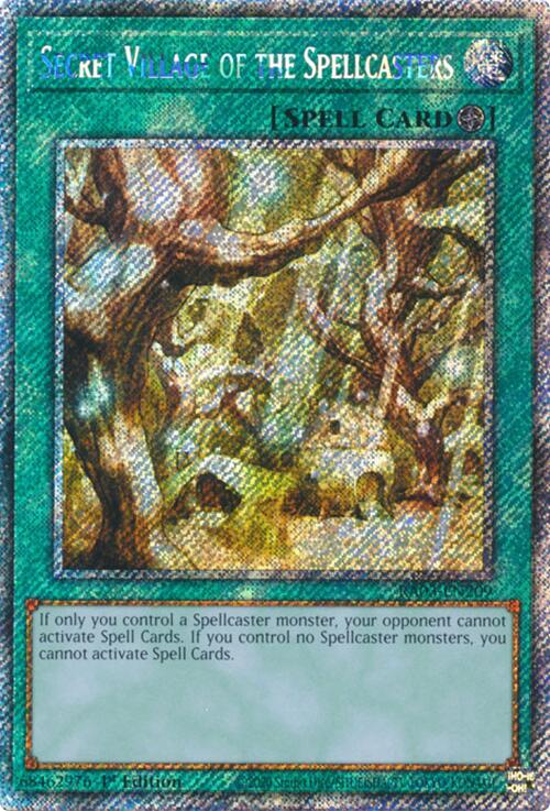 Secret Village of the Spellcasters (Platinum Secret Rare) [RA03-EN209] Platinum Secret Rare | Galactic Gamez