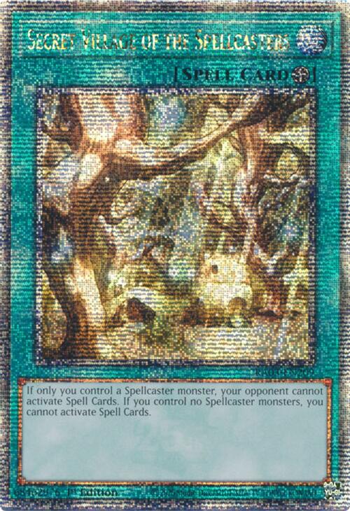 Secret Village of the Spellcasters (Quarter Century Secret Rare) [RA03-EN209] Quarter Century Secret Rare | Galactic Gamez