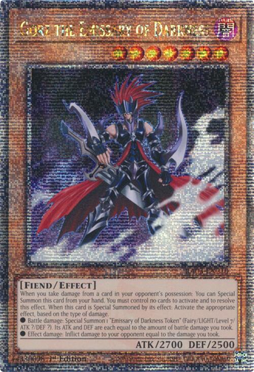 Gorz the Emissary of Darkness (Quarter Century Secret Rare) [RA03-EN210] Quarter Century Secret Rare | Galactic Gamez