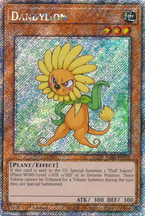 Dandylion (Platinum Secret Rare) [RA03-EN211] Platinum Secret Rare | Galactic Gamez