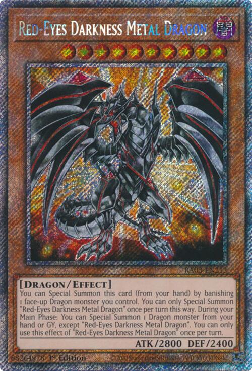 Red-Eyes Darkness Metal Dragon (Platinum Secret Rare) [RA03-EN212] Platinum Secret Rare | Galactic Gamez