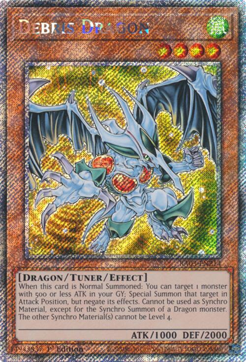 Debris Dragon (Platinum Secret Rare) [RA03-EN214] Platinum Secret Rare | Galactic Gamez