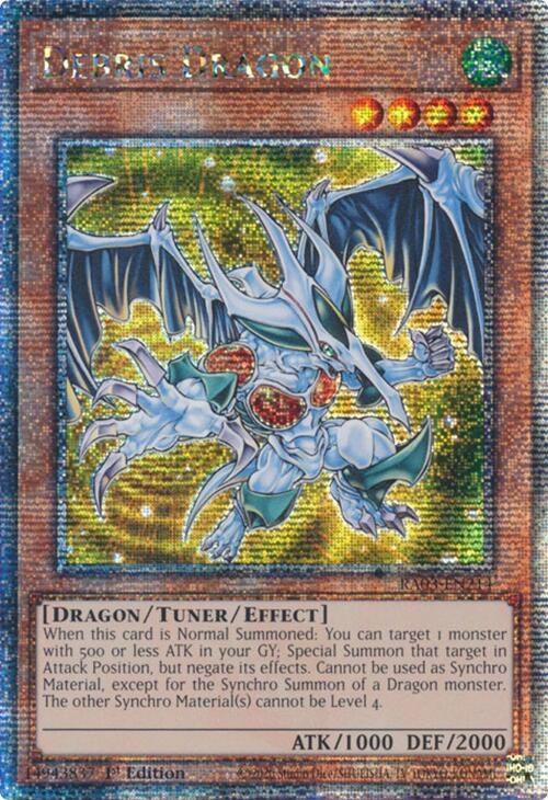 Debris Dragon (Quarter Century Secret Rare) [RA03-EN214] Quarter Century Secret Rare | Galactic Gamez