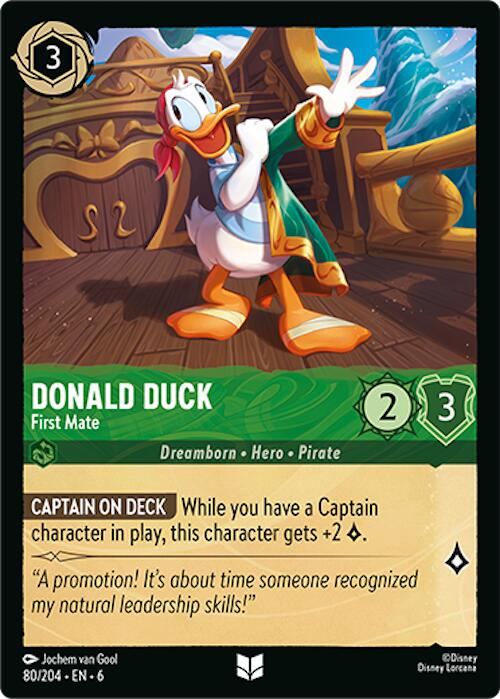 Donald Duck - First Mate (80/204) [Azurite Sea] | Galactic Gamez